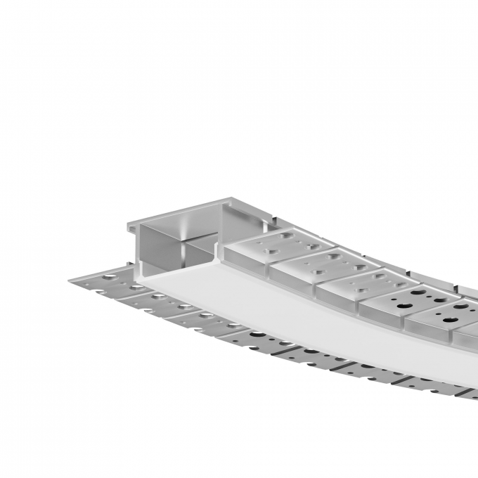 Алюминиевый профиль встраиваемый MAYTONI ALM-6214SB-S-2M с боковым изгибом 636003