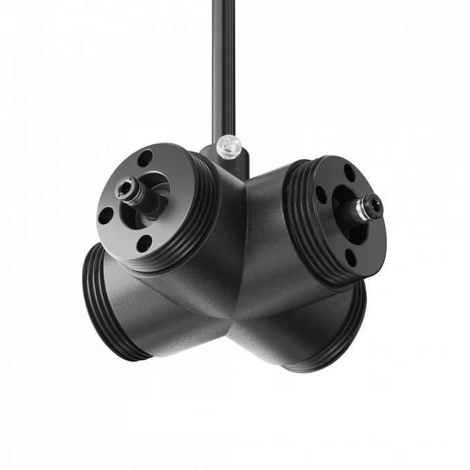 Х-образный вертикальный коннектор для системы с вводом питания MAYTONI SHELF CA017TX-P-B