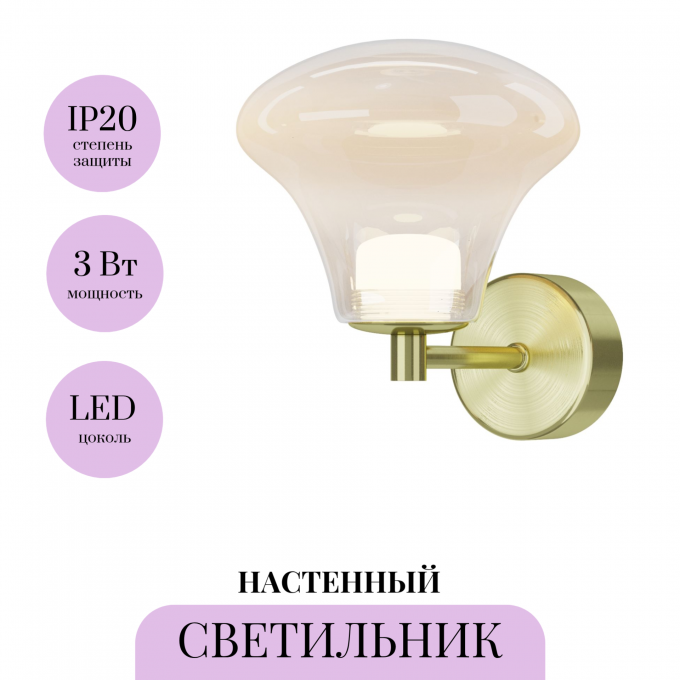 Настенный светильник MAYTONI DYNASTY MOD402WL-L3BS3K