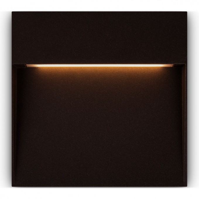 Настенный уличный светильник MAYTONI MANE коричневый O047SL-L7BR3K