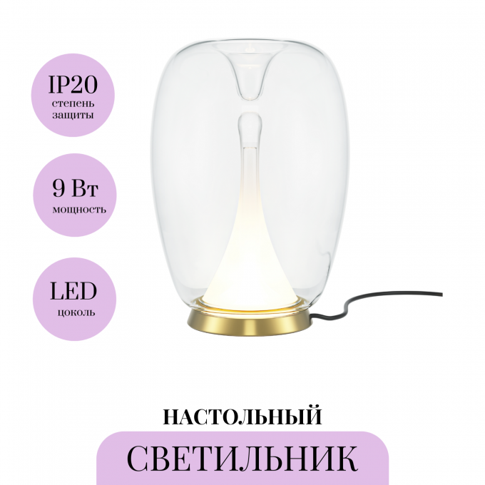 Настольный светильник MAYTONI SPLASH MOD282TL-L15G3K1