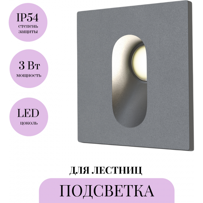 Подсветка для лестниц MAYTONI VIA URBANA O022-L3GR