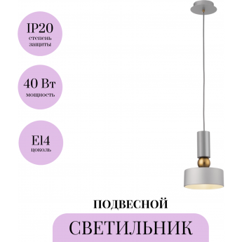 Подвесной светильник MAYTONI VOID MOD030PL-01GR Подвесной светильник MAYTONI VOID MOD030PL-01GR