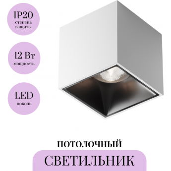 Потолочный светильник MAYTONI ALFA LED C065CL-L12W4K Потолочный светильник MAYTONI ALFA LED C065CL-L12W4K