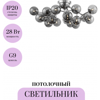Потолочный светильник MAYTONI DALLAS MOD545PL-20CH Потолочный светильник MAYTONI DALLAS MOD545PL-20CH