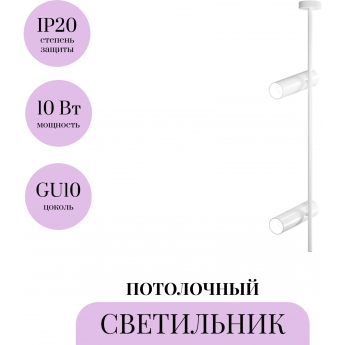 Потолочный светильник MAYTONI ELTI C021CL-02W Потолочный светильник MAYTONI ELTI C021CL-02W