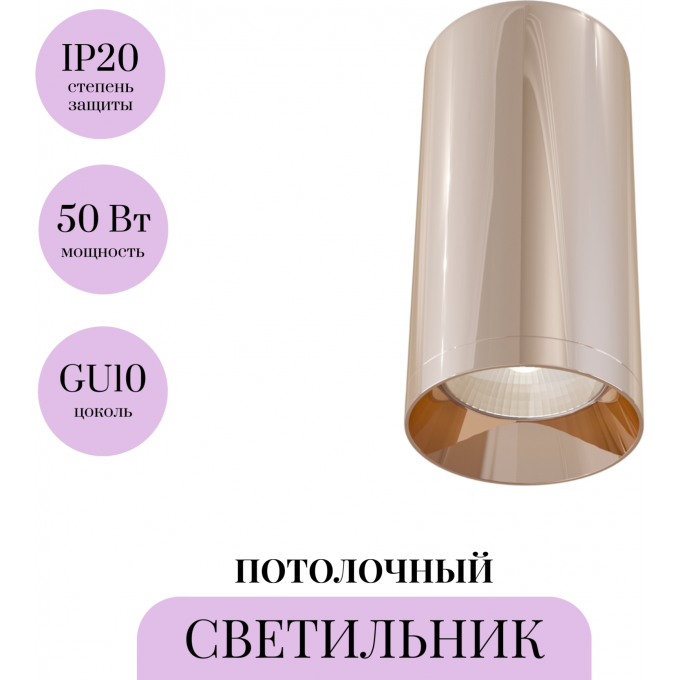 Потолочный светильник MAYTONI FOCUS C010CL-01RG