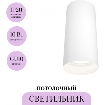 Потолочный светильник MAYTONI FOCUS C010CL-01W Потолочный светильник MAYTONI FOCUS C010CL-01W