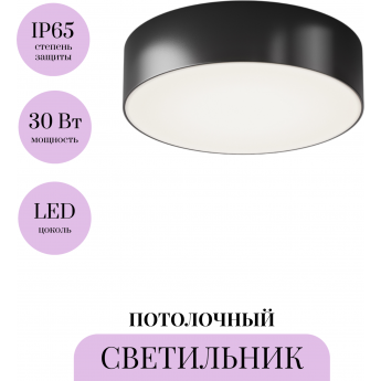 Потолочный светильник MAYTONI ZON IP O431CL-L30B4K Потолочный светильник MAYTONI ZON IP O431CL-L30B4K