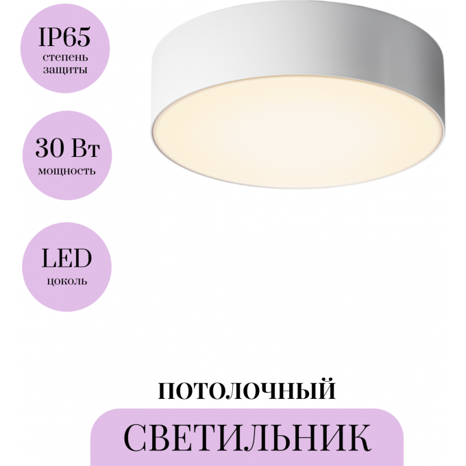 Потолочный светильник MAYTONI ZON IP O431CL-L30W3K