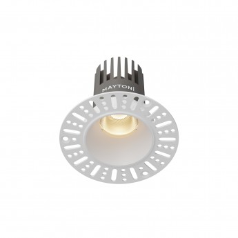 Светильник встраиваемый MAYTONI DIP DL124-10W-3K-TRS-W Светильник встраиваемый MAYTONI DIP DL124-10W-3K-TRS-W