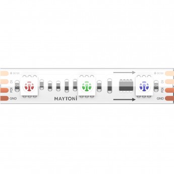 Светодиодная лента Ultra 14,4 Вт/м RGB 12V IP68 MAYTONI SPI 201245 Светодиодная лента Ultra 14,4 Вт/м RGB 12V IP68 MAYTONI SPI 201245