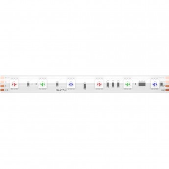 Светодиодная лента Ultra 14,4 Вт/м RGB 24V IP68 MAYTONI SPI 201249 Светодиодная лента Ultra 14,4 Вт/м RGB 24V IP68 MAYTONI SPI 201249