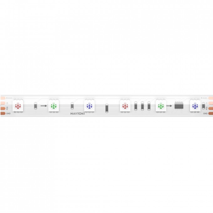 Светодиодная лента Ultra 14,4 Вт/м RGB 24V IP68 MAYTONI SPI 201249
