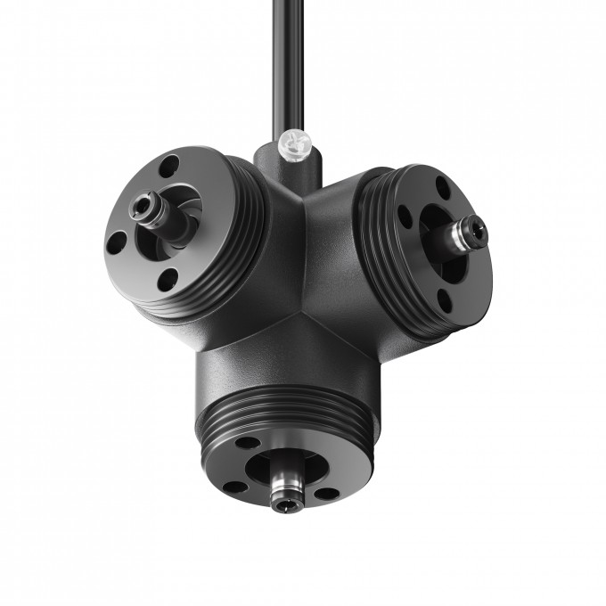 T-образный вертикальный коннектор для системы с вводом питания MAYTONI SHELF CA016TC-P-B