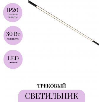 Трековый светильник MAYTONI BASIS TR030-2-30W3K-B Трековый светильник MAYTONI BASIS TR030-2-30W3K-B