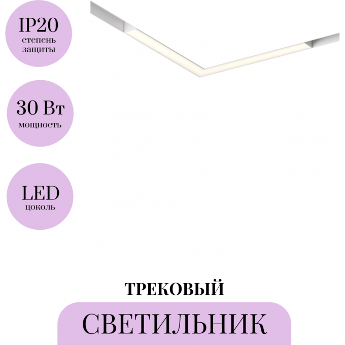Трековый светильник MAYTONI BASIS TR078-2-24W3K-W