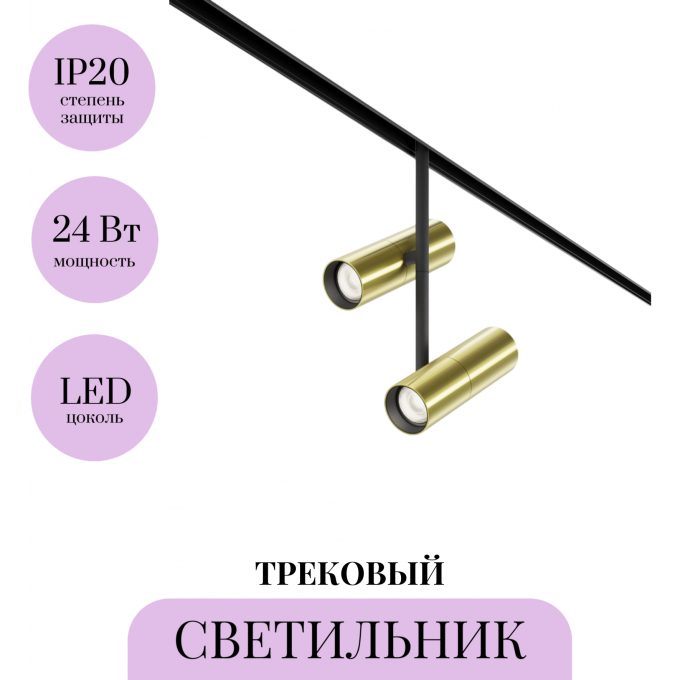 Трековый светильник MAYTONI ELTI DUO TR005-2-2X12W4K-BBS