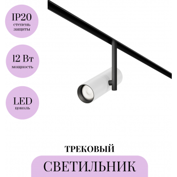 Трековый светильник MAYTONI ELTI TR005-4-12W-DS-BW