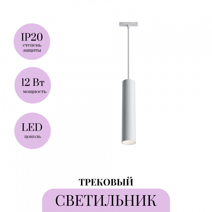 Трековый светильник MAYTONI FOCUS LED TR016-2-12W3K-W