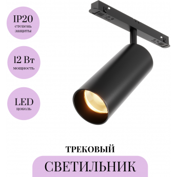 Трековый светильник MAYTONI FOCUS LED TR032-2-12W2.7K-M-B