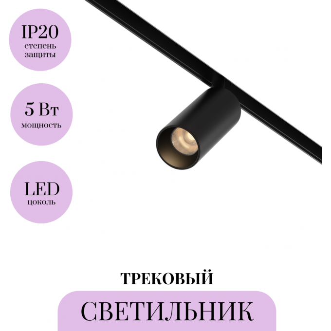 Трековый светильник MAYTONI FOCUS LED TR032-2-5W2.7K-M-B