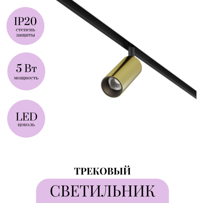 Трековый светильник MAYTONI FOCUS LED TR032-2-5W4K-M-BBS