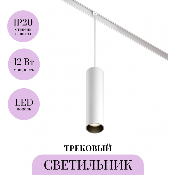 Трековый светильник MAYTONI FOCUS LED TR041-2-12W3K-W