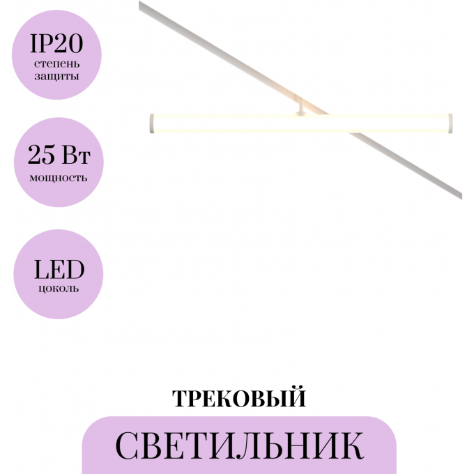 Трековый светильник MAYTONI LARC TR086-2-25W3K-W