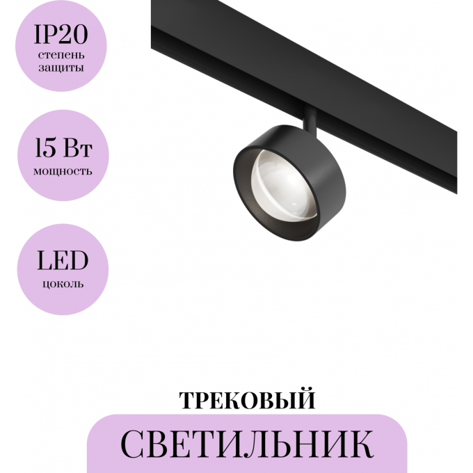 Трековый светильник MAYTONI LENS TR217-2-15W4K-B