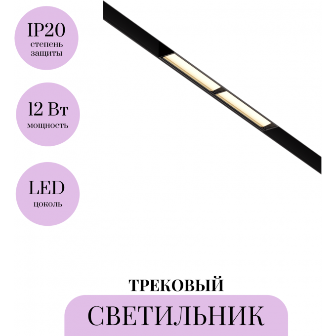 Трековый светильник MAYTONI PARETE TR106-2-12W3K-B