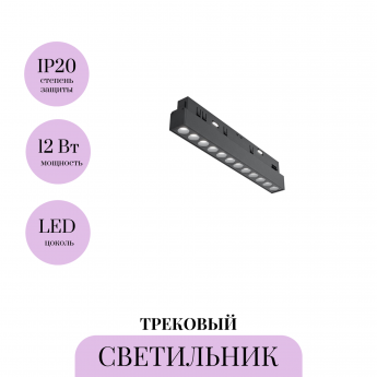 Трековый светильник MAYTONI POINTS TR031-4-12WTW-DD2-B