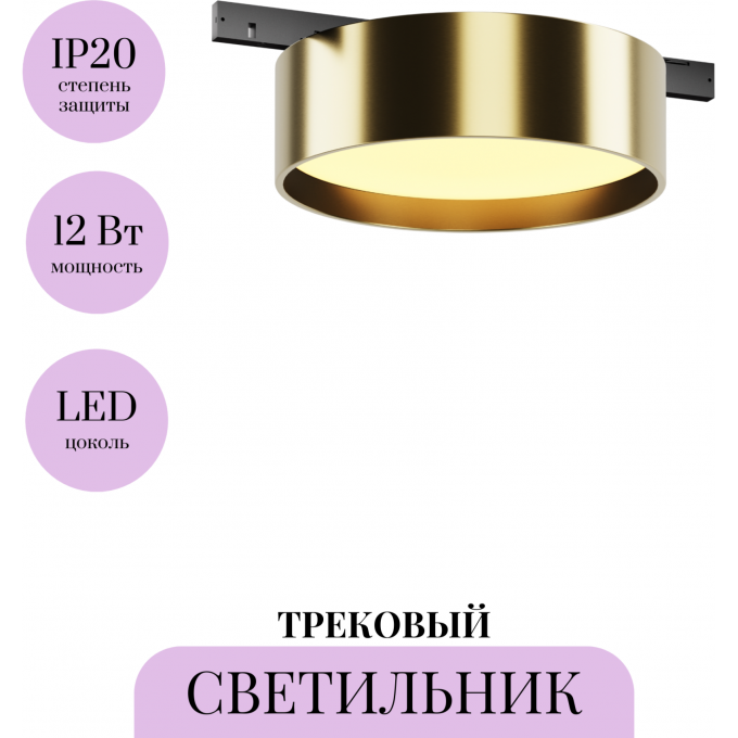 Трековый светильник MAYTONI ZON LEVITY TR189-1-12W2.7K-BBS